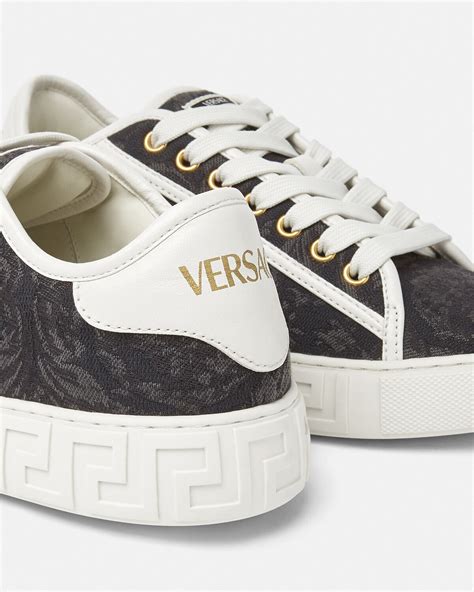 versace greca logo sneakers|barocco high top greca sneakers.